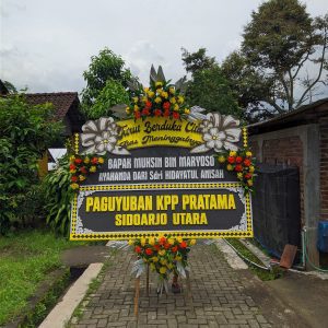 karangan bunga papan duka cita oasis florist