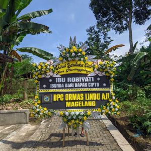 karangan bunga papan duka cita oasis florist